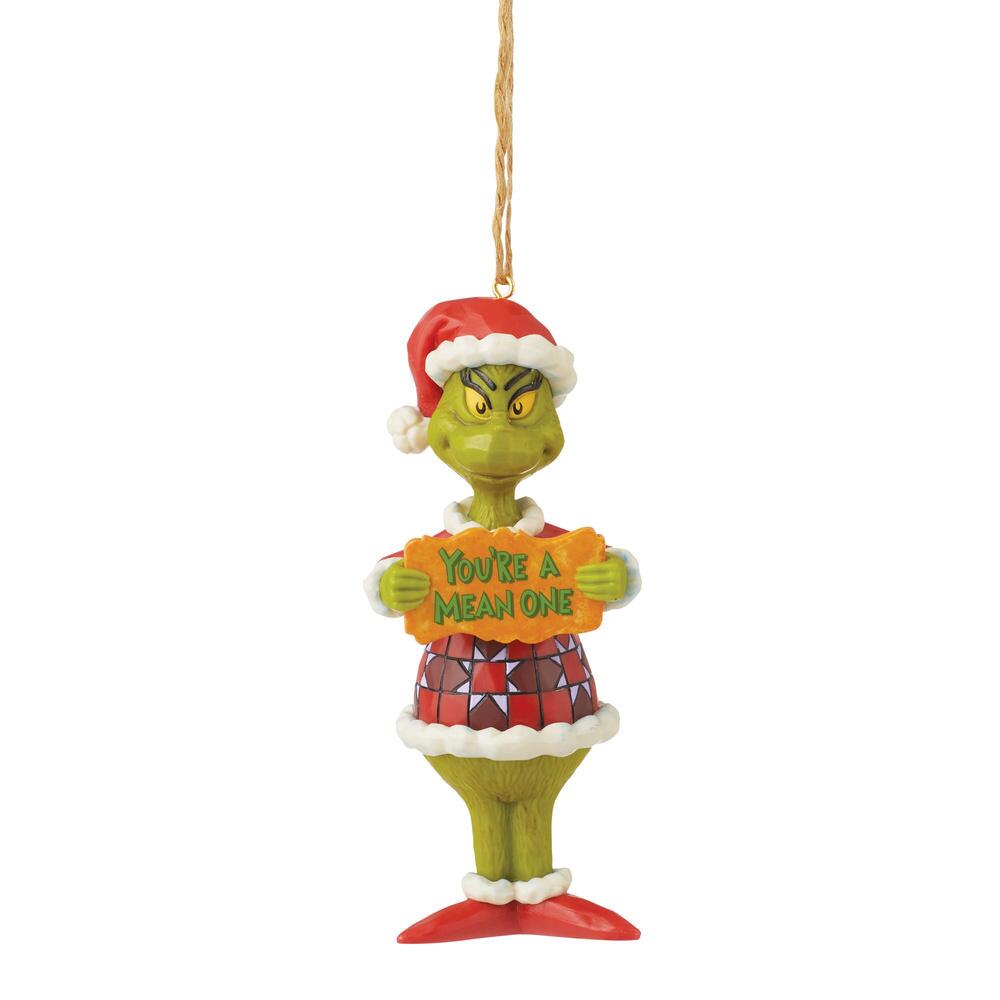 Jim Shore Dr. Seuss Grinch You're A Mean One Ornament